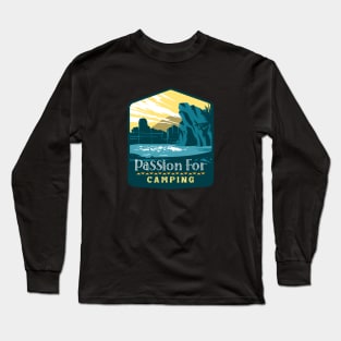 Passion For Camping Long Sleeve T-Shirt